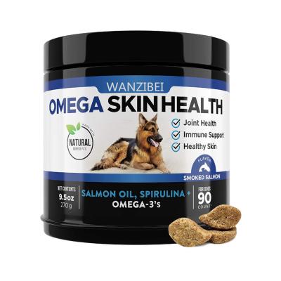 China Stored Omega 3 For Dogs - Fish Oil Chews For Dog Shedding, Skin Allergy, Itch Relief Hot Spots Treatment - Joint Health - Skin & Coat for sale