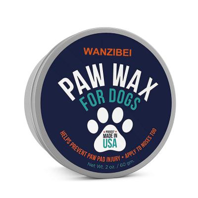 China WANZIBEI 100% Formula Natural Pet Stocked Paw Protection Balm For Dogs and Cats, Natural Paw Protection Balm Wax for sale