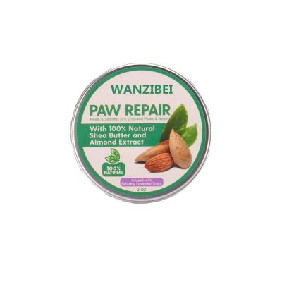 China Viable Dog Paw Balm - WANZIBEI Pet Paw Repair with 100% Natural Shea Butter and Almond Oil - Paw Soothing and Dog Paw Protection Cream for sale