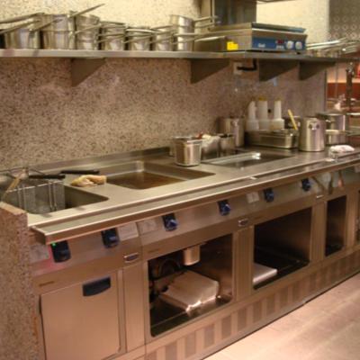 China Luxury commercial fast food kitchen equipment for restaurant for sale