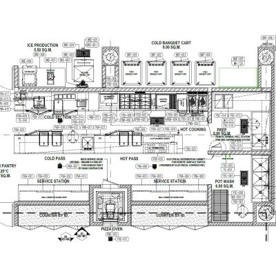 Китай Luxury western commercial kitchen design/commercial kitchen layout/3D CAD kitchen design with whole kitchen solution продается