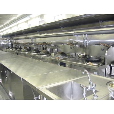 China Luxury Chinese restaurant kitchen project design with commercial kitchen solution for hotel project zu verkaufen