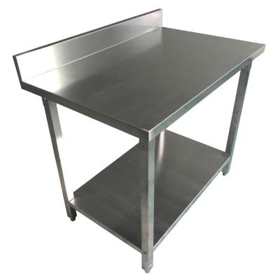 China Luxury Customized Commercial Kitchen Stainless Steel Work Table for sale