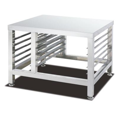 China Modern Desgin KFC Kitchen Stainless Steel Roll Out Oven Working Bench For Package for sale