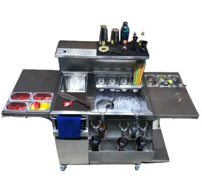 China Modern Outdoor Cocktail Bar Station Removable Design With Bar Equipment for sale