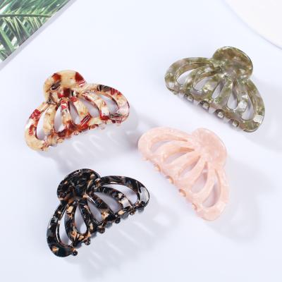 China Acetic acid pumpkin ladies hairpin ladies hairpin shark clip soft female temperament grab retro headwear for sale