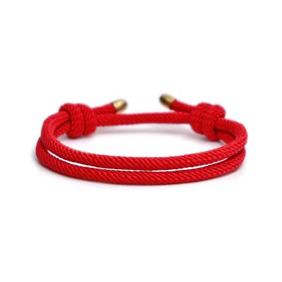 China TOP Selling Wholesale Price Romantic Rope Bracelet 2022 Friendships Bracelets For Lovers Handmade Weave Fashion Jewelry for sale