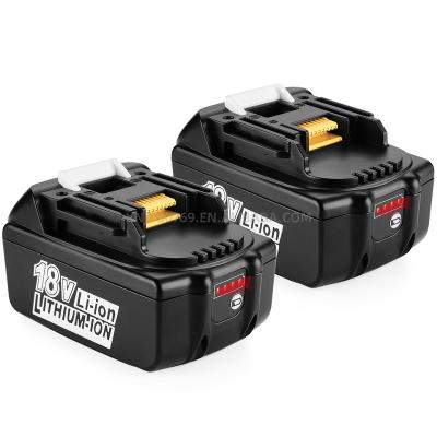 China HOT machine- spare batteries for makita 18V machine tool battery 6Ah BL1860 BL1830 BL1850 battery for sale