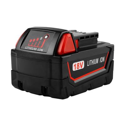 China Cordless Indicator Light / Spare High Capacity 18V 5Ah Li-ion 18v Battery For milwaukee m 18 Battery for sale