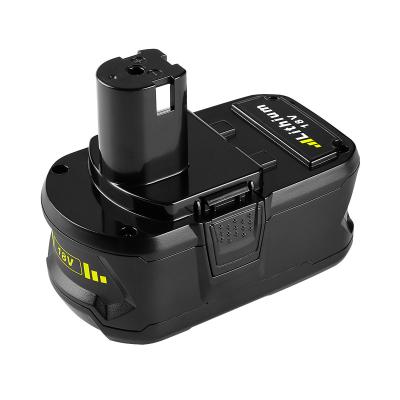 China Wholesale Replacement Ryobi Battery China Tools Battery 5.0Ah 4.0Ah Lithium Ion Power Tool Batteries Cordless Supplier For Ryobi 18V for sale