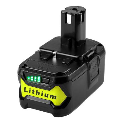 China Power Tools P108 4000mAh 18 18Voltage Li Ion Cordless Power Tools Battery Replacement Lithium Battery Drill for Ryobi for sale