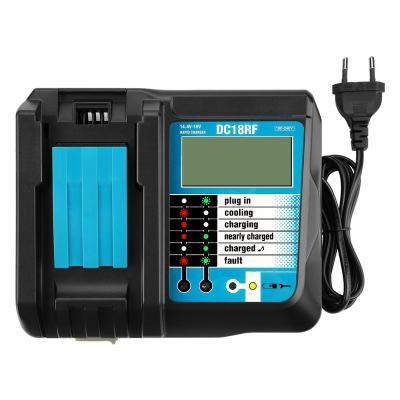 China XJT04 Machine Tool Battery Charger Universal Professional Replacement DC18RF makitas18v Quick Charger with LED Display and USB for makitas BL1430 BL1830 BL1850 BL1860 for sale