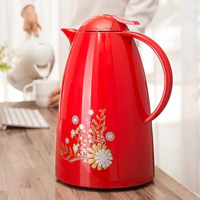 China PORTABLE thermal carafe double wall airpot keep warm 2.0 liter inner vacuum flask glass milk tea coffe pot for sale