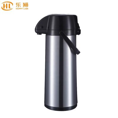 China PORTABLE Steel Wall Double Flasks Vacuum Jar Compressor Coffee Pink Glass Coating Ready To Ship Thermos Vacuum Flask Cup 2500ml Jar for sale