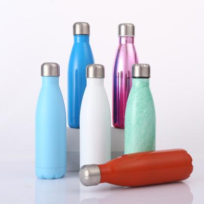 China Sustainable Coke 500ml Double Wall Stainless Steel Vacuum Flask Insulated Bulk Thermos Bottle for sale