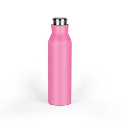 China Manufacturer Wholesale 650ML Stainless Steel Viable Thermal Vacuum Flask Insulated Termos Sports Matt Water Bottle For Bicycle for sale