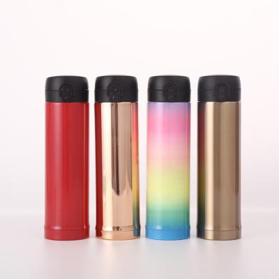 China 500ml Double Wall Stainless Steel Cheap Sustainable Smart Copper Water Bottle Thermo Insulated Flask for sale