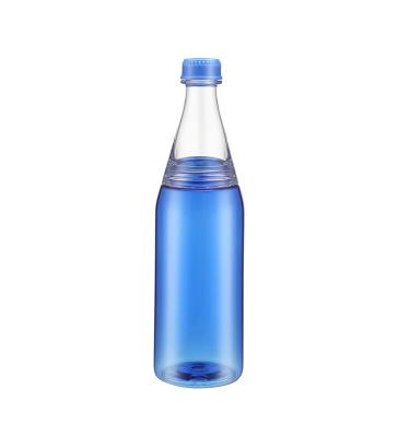 China Factory viable custom 2 parts detachable plastic cola type drinking water bottle for soda drink juice for sale