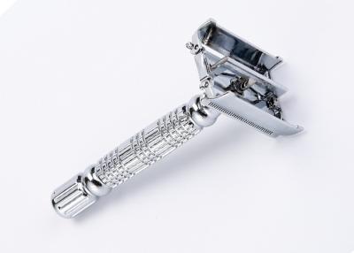 China Silver shaving Manual Single Blade Razor , men double edge blade razor for sale