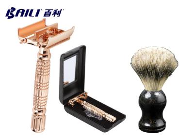 China Old Style Traditional Safety Razor Twist - Grip 2 Double Edge Blade Razor NEW for sale