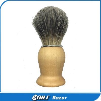 China AAA Quality Gentlemen Badger Brush Hair High Density Knot Wooden Handle for sale