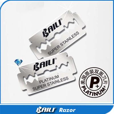 China Private Label Barber Hair Cutting Safety Razor Double Edge Blade With Logo for sale