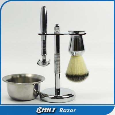 China Preminum Quality Single Blade Double Edge Safety Razor Men Shaving Kit Set for sale