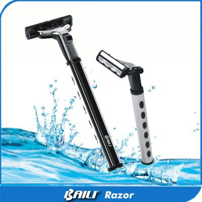 China High Polish Stainless Steel Metal Alloy double blade safety razor customize Logo for sale