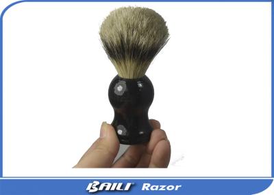 China Perfect 100% Pure Badger Shaving Brush With Black Handle-Engineered to deliver the Best Shave for sale