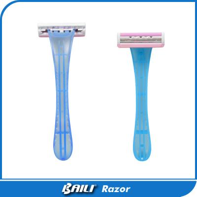 China Stainless Steel Triple Blade Disposable Razor / shaving safety razor for sale