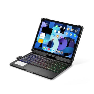 China 360 Degree Rotating Wireless Keyboard with Trackpad for iPad 10.9 inch Keyboard Case for sale