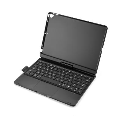 China Wireless Popular 2023 360 Rotating ABS Cover iPad 10.2 Inch Aluminum Backlit Keyboard for sale