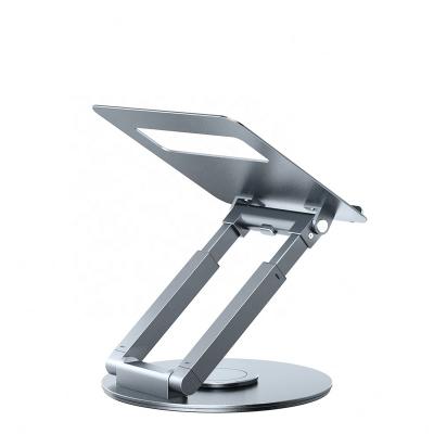 China 360 Degree Rotation Anti-corrosion Aluminum Laptop Desktop Stand Portable Mobile Phone Tablet Stand for sale