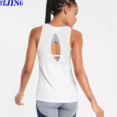 China Activewear Breathable Sport Puls Class Singlet Yoga Tank Top For Women Fitness And Yoga Wear for sale