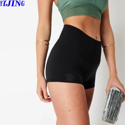 China Breathable High Waist Women Bike Shorts OEM ODM Fitness Yoga Sportswear Bike Shorts Girls Hot Panties For Running for sale