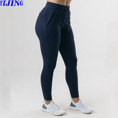 China Breathable Women's High Waisted Sweatpants Drawstring Jogger Sports Jogger Workout Pants for sale