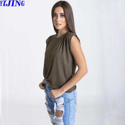 China Wholesale Breathable Ladies Girls oOversized Black Yoga Tops Custom Sporty Women Private Label Gym Sport T-shirts for sale