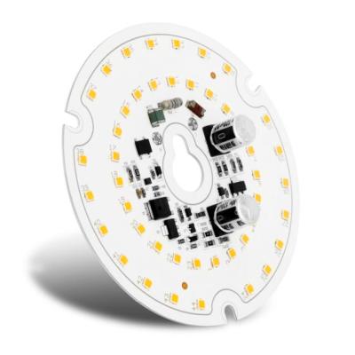 China Ceiling Light / Pendant Light / Downlight 240V Dual Color DOB Round AC LED Module With Variable Wifi Control Blinking Color for sale