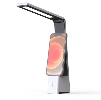 China Modern OEM ODM LED Desk Lamp USB Eye Protection LED Fill Reading Lamp with Phone Holder for sale