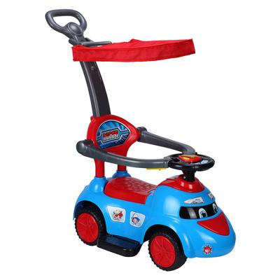 China Ride On Toy Cheap Price Kids Sliding Mini Drive Car With BB Horn Steering Wheel Handle Baby Ride On Car for sale