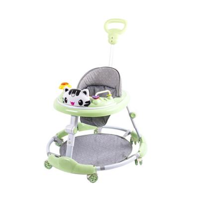 China sale seat plastic walker toys mucic activity wheels push car light kids baby walker single walker for sale