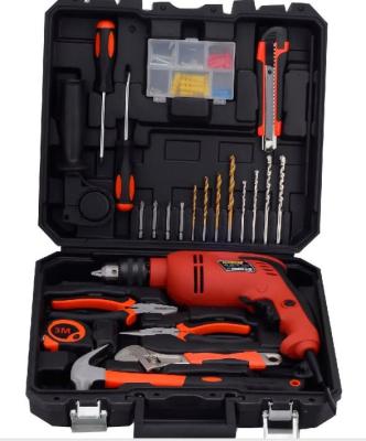 China High Quality 45pcs Multi Function Household Multi Tools Impact Hand-operated Drill Set Household Tools Hardware Drill for sale