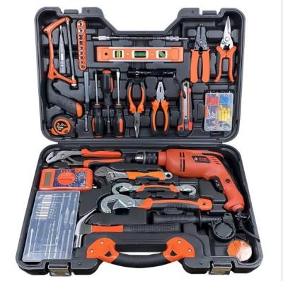 China New Arrival 128 Pcs Multi Tools Household Tool Electric Power Tool Sets Drill Tool Kit Plastic Box Set for sale