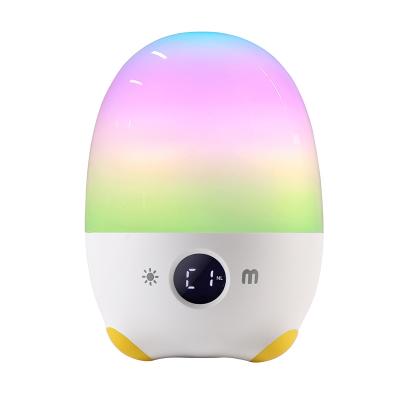 China Lovely Stored Egg Modeling Multifunctional Kitchen Timer Glow Color Applause Lamp Sleep Timer Light for sale