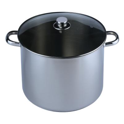 China Home Cookware Home Kitchen Stainless Steel Stockpot For High Quality Viable Gas Cooker for sale