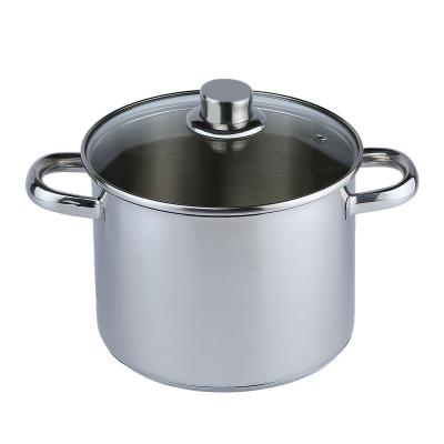 China High-Inquiry Sustainable Products Hotel Induction Cookware Compatible Pan Stainless Steel All Clad Stock Pot for sale