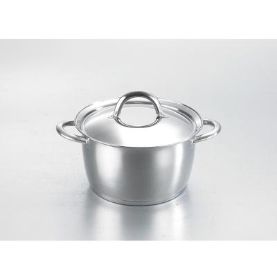 China Support OEM ODM Serving Cookware Stainless Steel Dish Casserole Sustainable Hot Pot Pan For Home Restaurant for sale