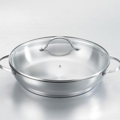 China Sustainable Low Price Industrial Cookware Insulated 4 Piece Cooking Stainless Steel Set Casserole Hot Pot Pan for sale