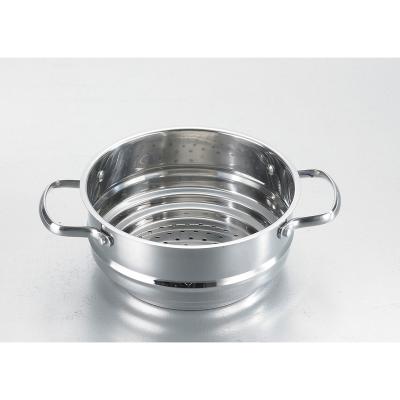 China High Corrosion Resistance Cookware Stainless Steel Sustainable Pot Food Commercial Steamer Pan For Kitchen for sale