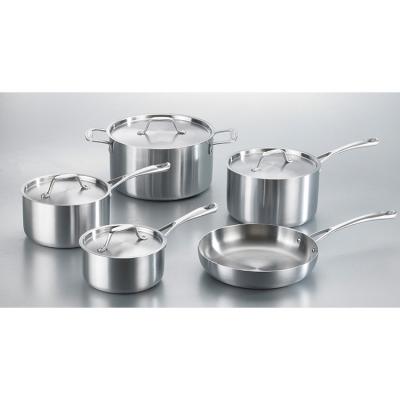 China Travel Sustainable Wholesale Custom Induction Turkey Stainless Steel Pan Cooking Pot Cookware Set for sale